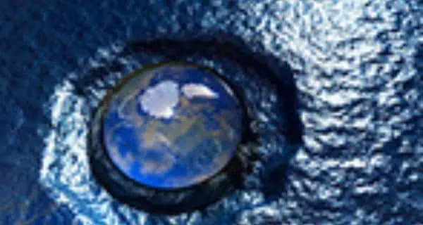 water droplet up close