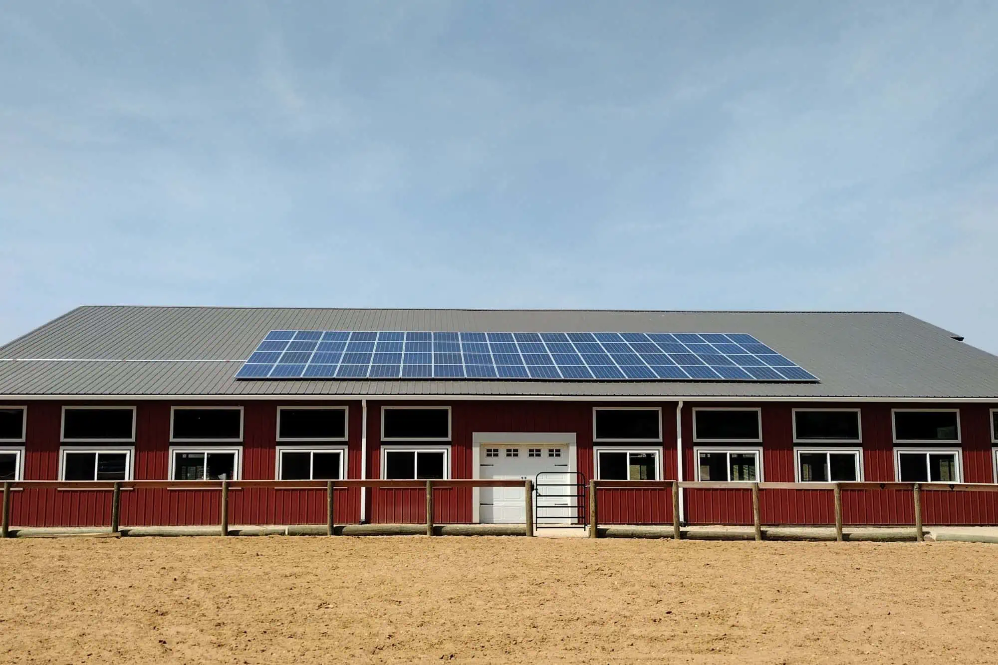 Solar Five Star Life at Summit building solar installation