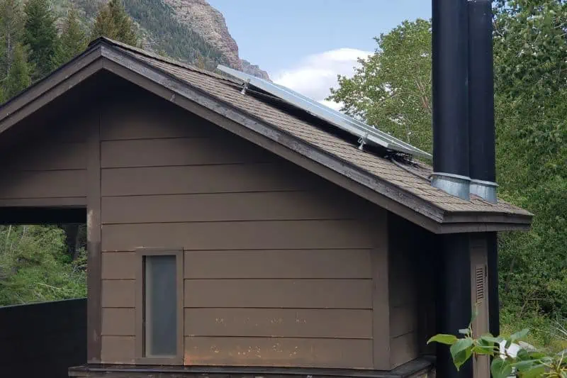 Glacier National Park - Grizzly Point Station roof panels