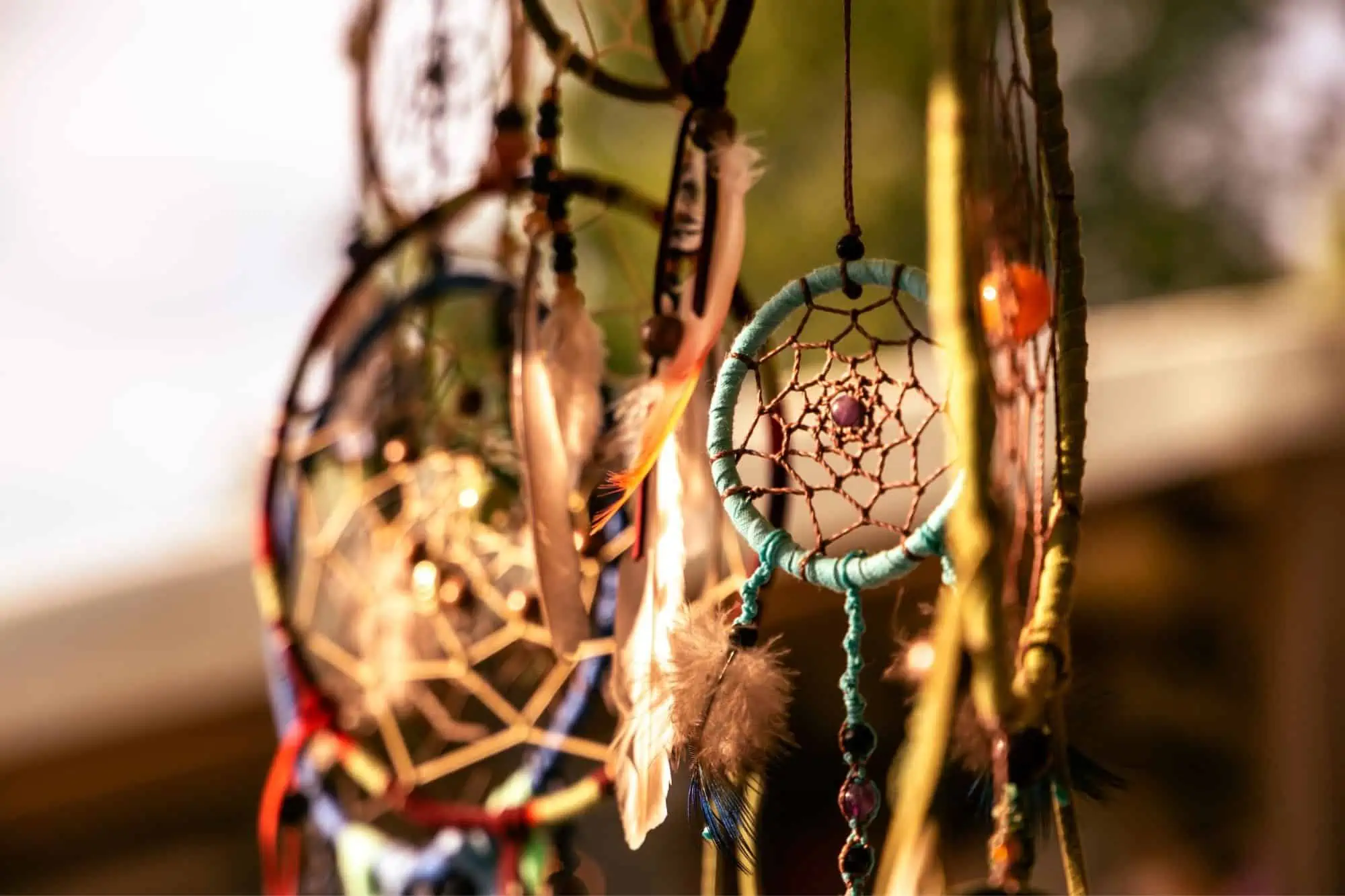 hanging dream catchers