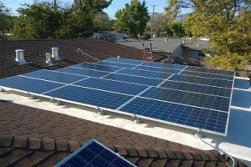 COTS roof with solar panel