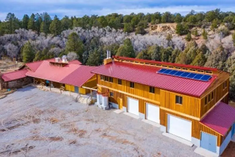 NM solar group building with rooftop solar panels