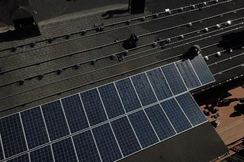 camp cory roof solar panels