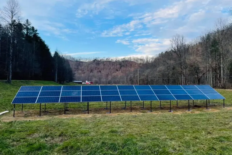 Solar array at Buckhorn