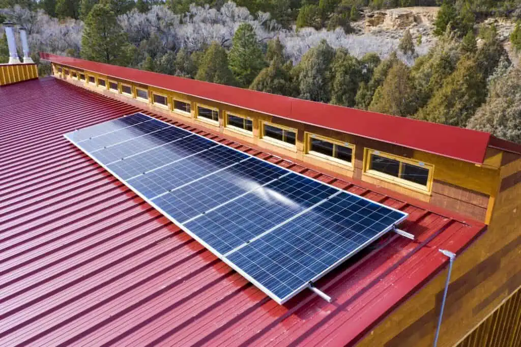 Everybody Solar Installation at Cottonwood Gulch Expeditions, NM